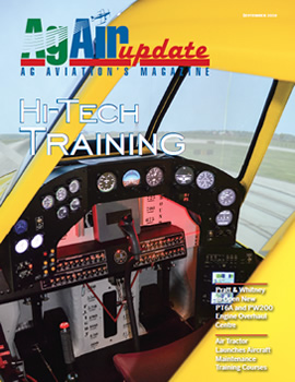 AgAir Update magazine feature on Turbine Training Center's Air Tractor training