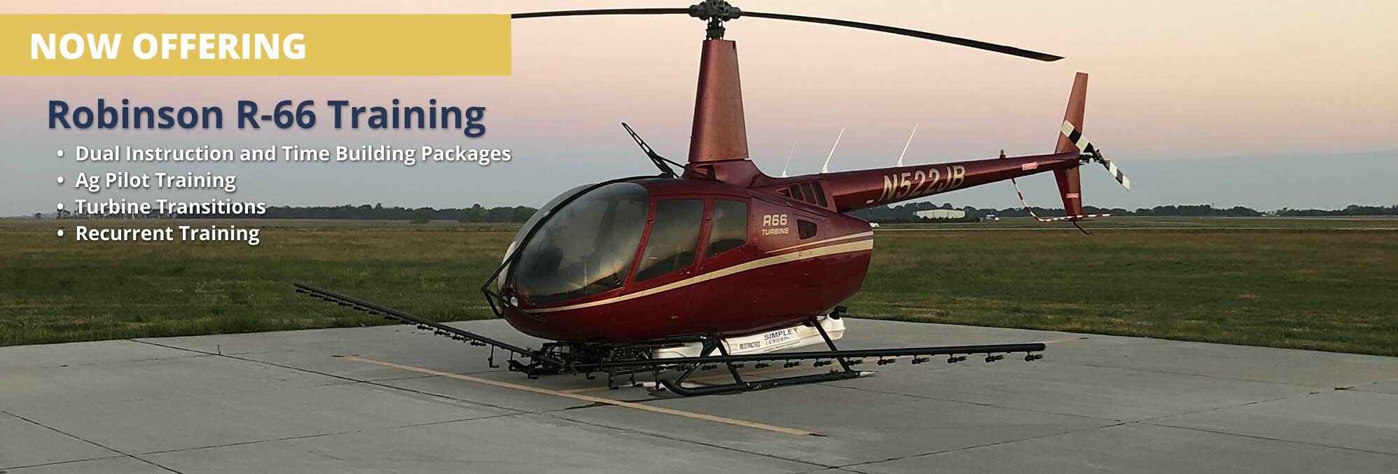 Now offering Robinson R-66 Training